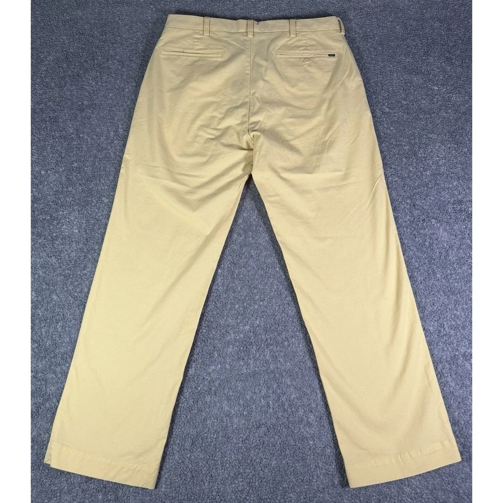 Polo Ralph Lauren Stretch Classic Fit Mens Size 35X30 Pale Yellow Chino Pants